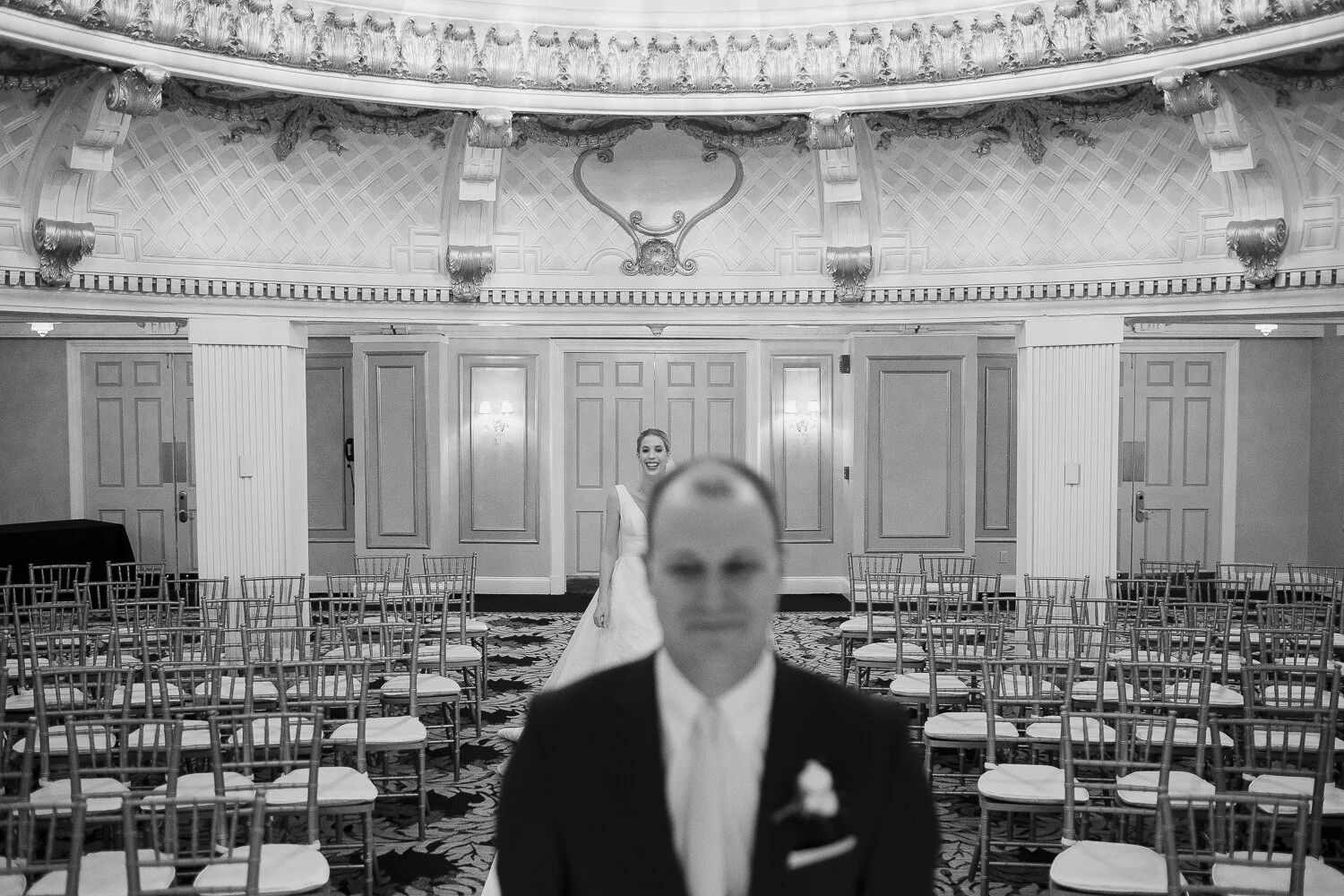 The Lenox Hotel a Boston Wedding Venue — candid wedding moment