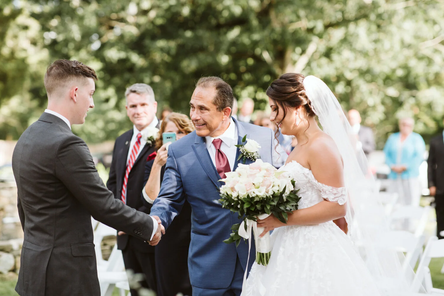 The River Club Wedding — candid wedding moment
