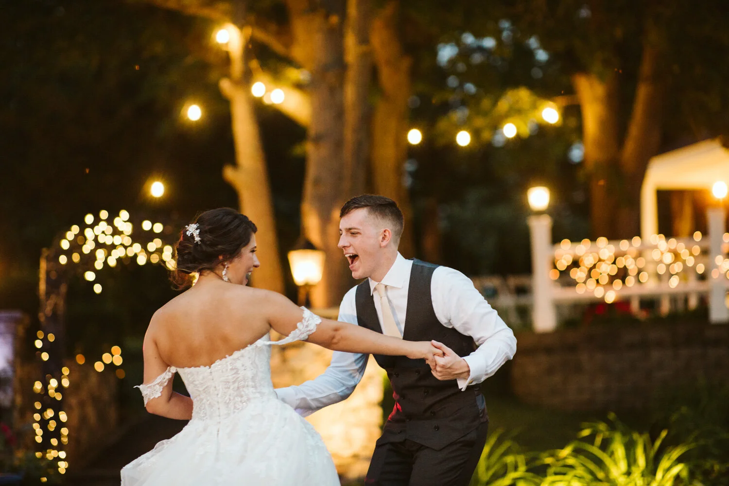 The River Club Wedding — candid wedding moment