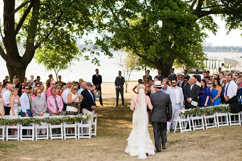 A Classic New England Tent Wedding — candid wedding moment