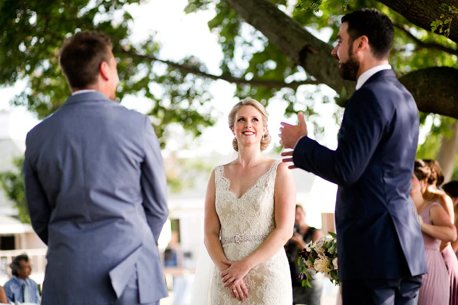 A Classic New England Tent Wedding — wedding day photograph