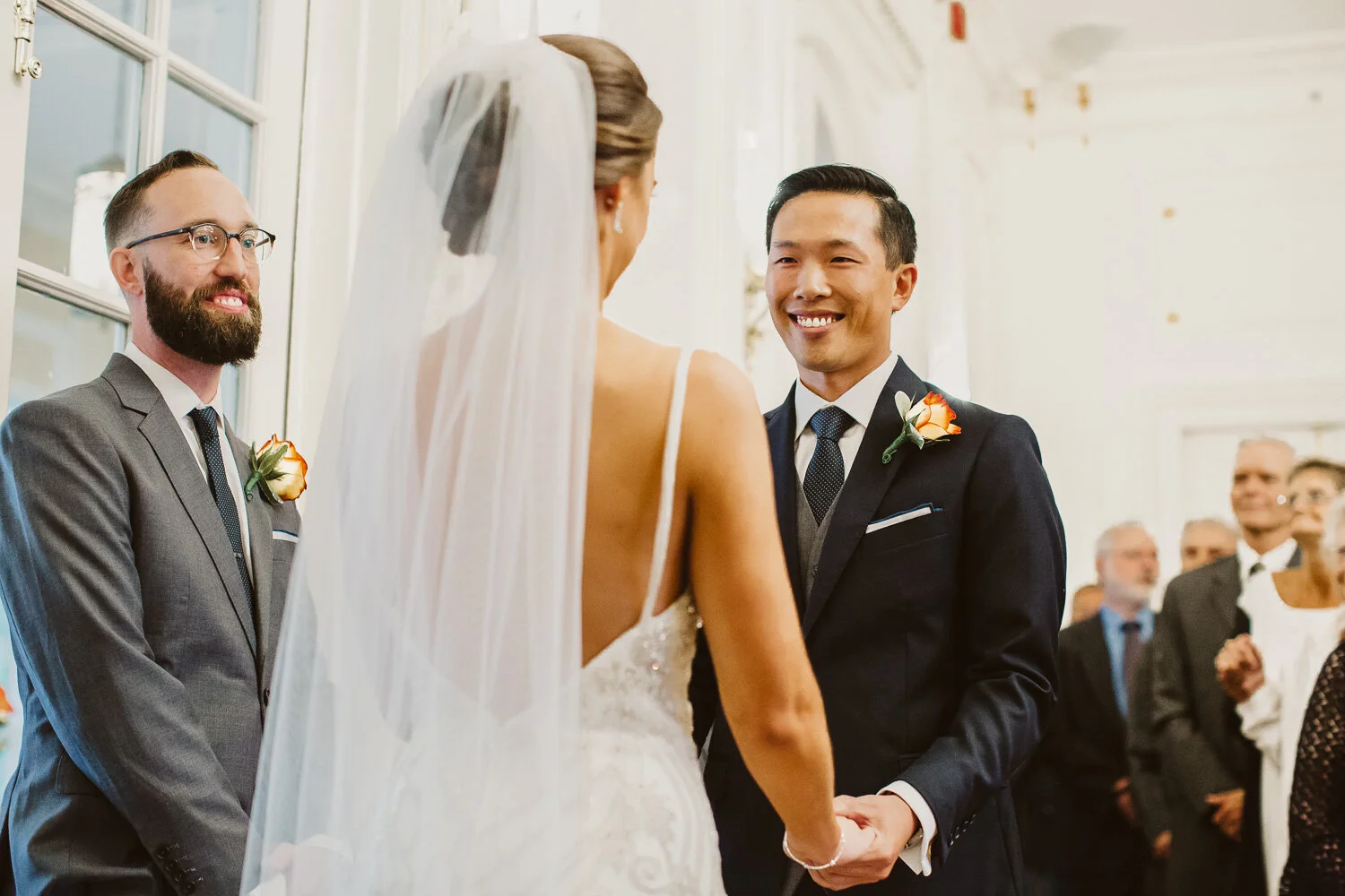 Tupper Manor Wedding — candid wedding moment