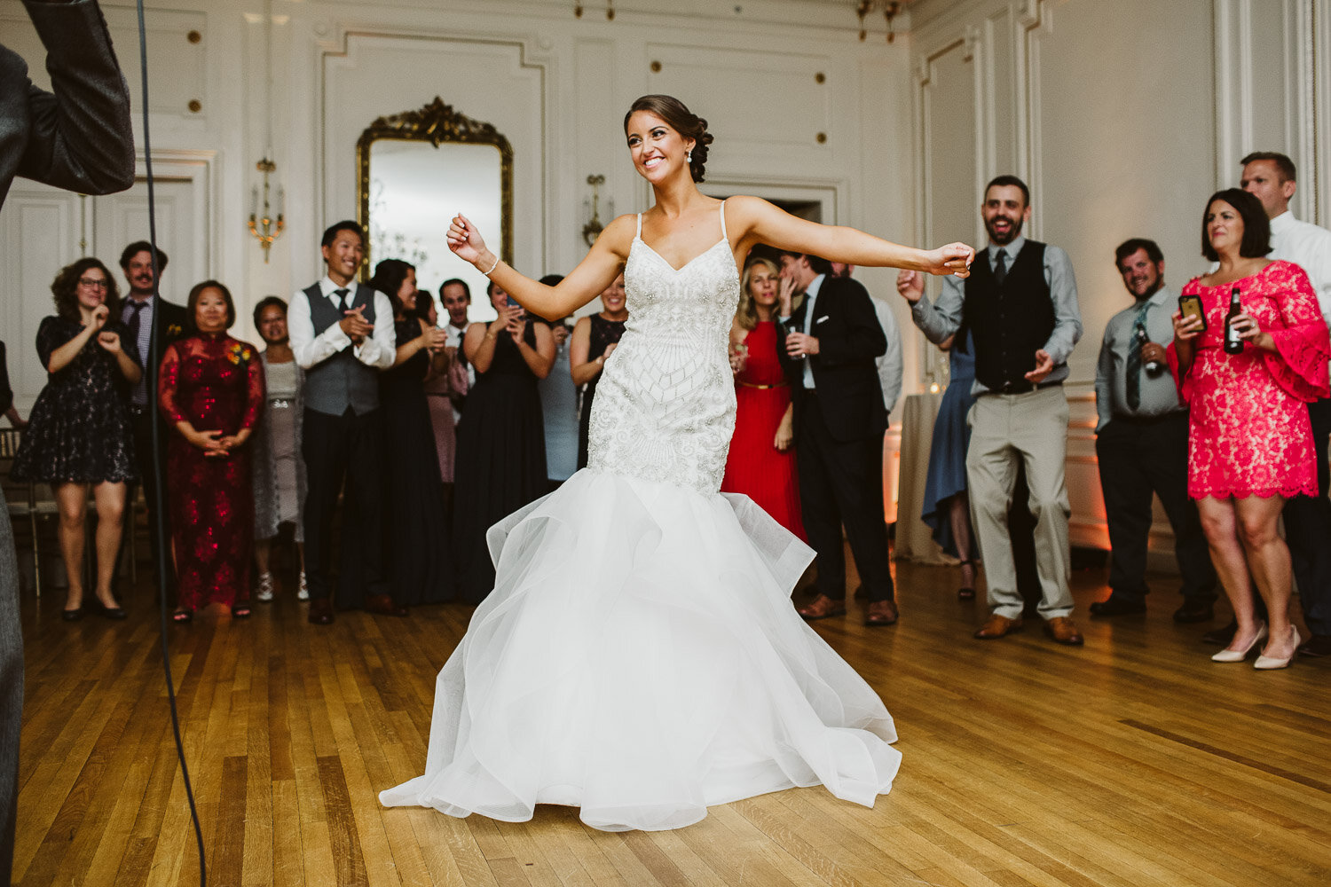 Tupper Manor Wedding — candid wedding moment
