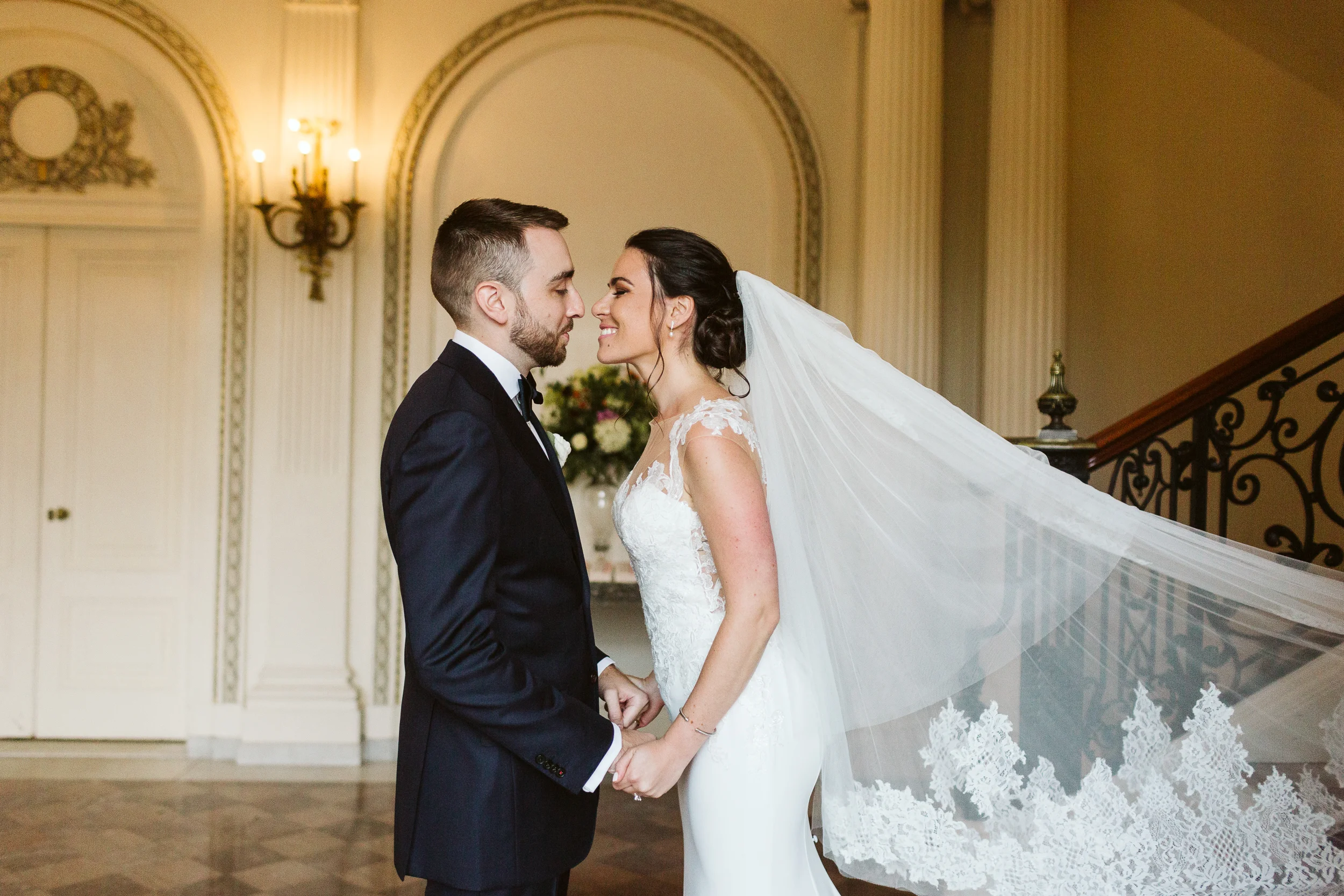 Tupper Manor Wedding — candid wedding moment