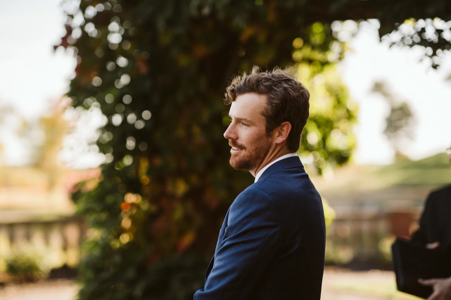 Turner Hill — candid wedding moment