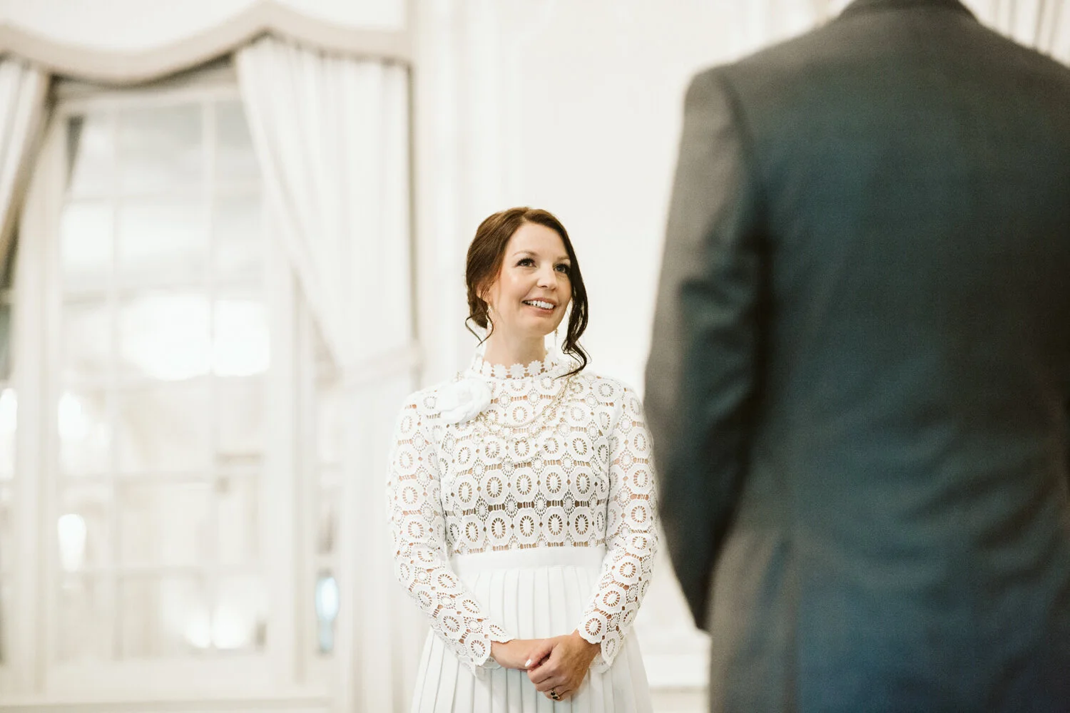 Wedding at Fairmont Copley Plaza — candid wedding moment