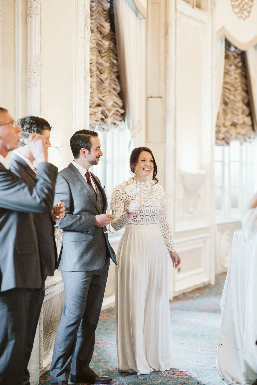 Wedding at Fairmont Copley Plaza — candid wedding moment