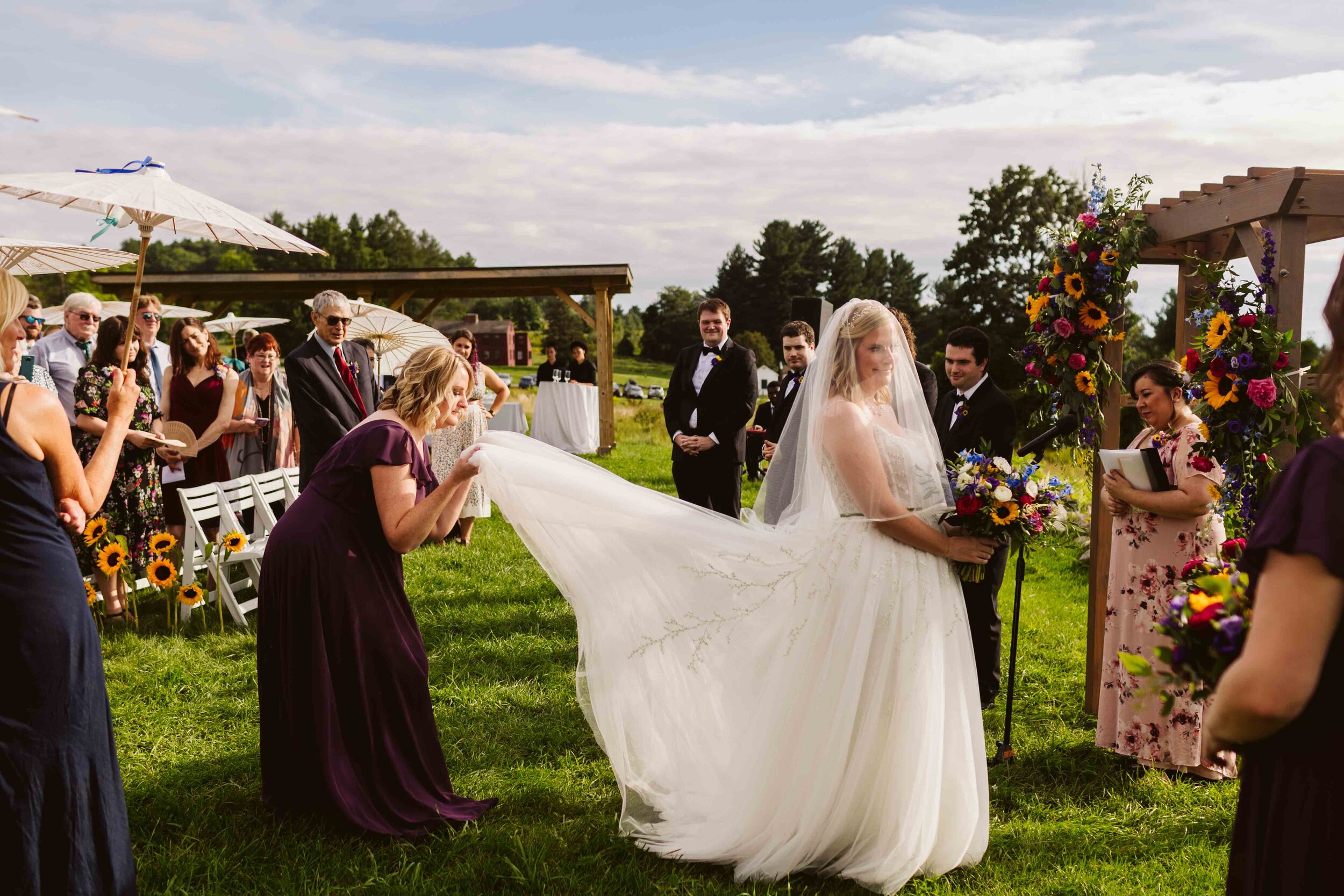 Fruitland Museum in Harvard MA — documentary wedding photography