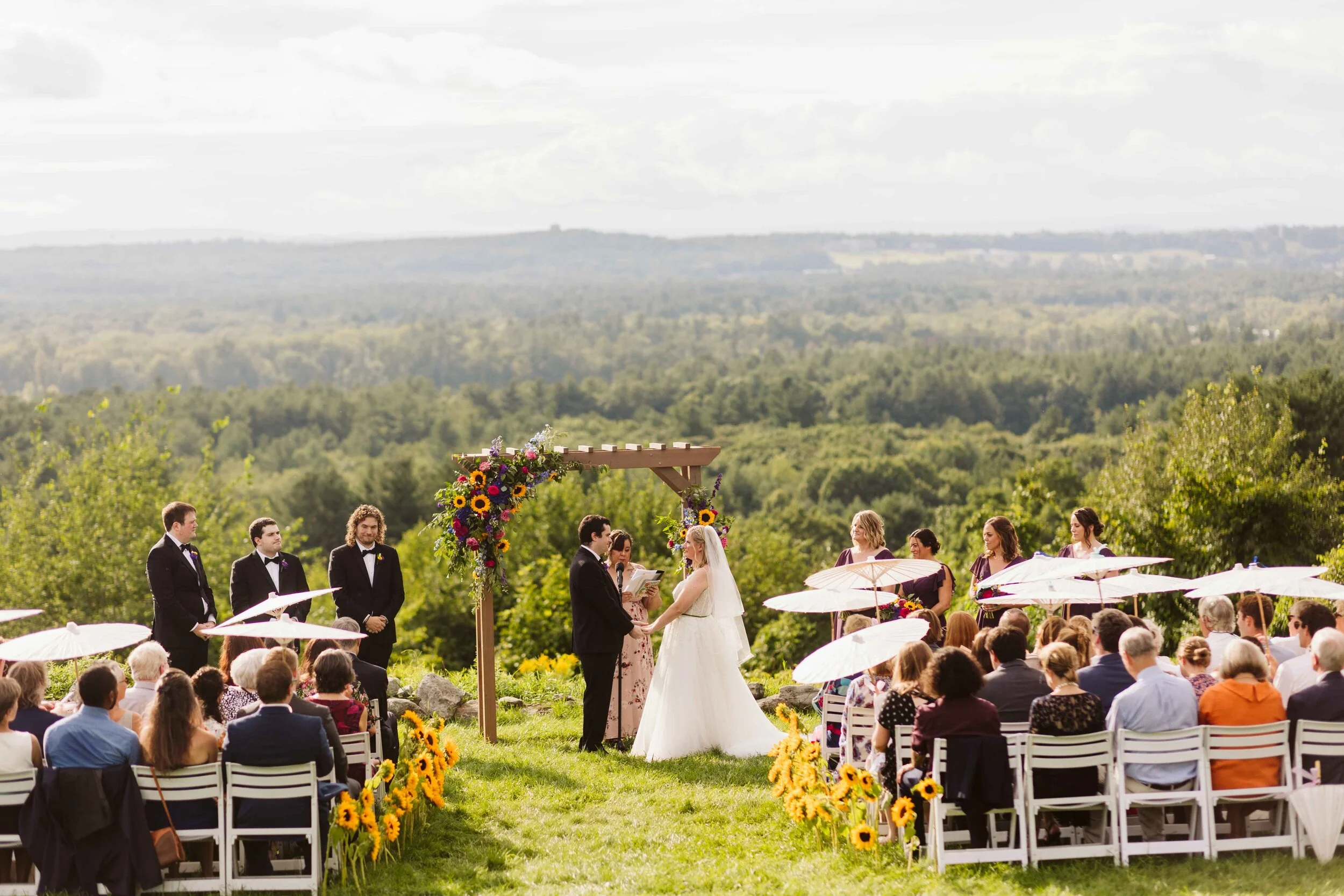 Fruitland Museum in Harvard MA — candid wedding moment