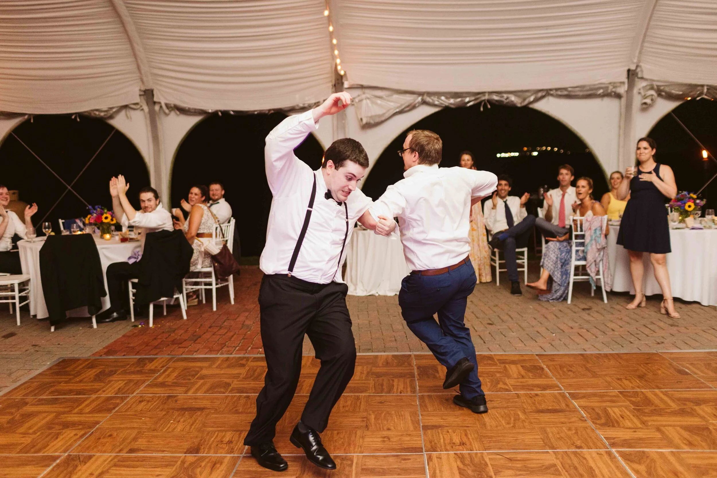 Fruitland Museum in Harvard MA — candid wedding moment