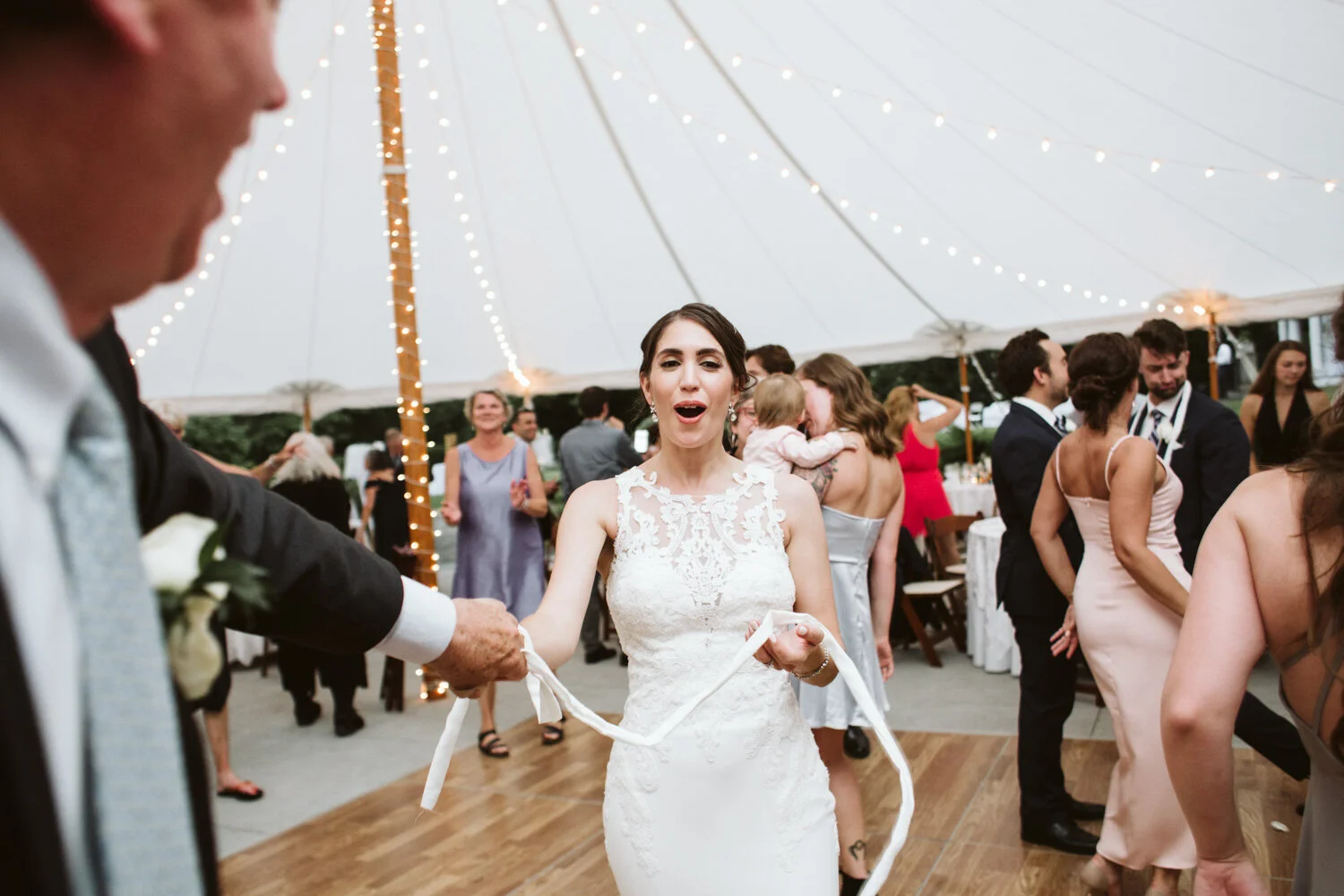 Glen Magna Farms — candid wedding moment