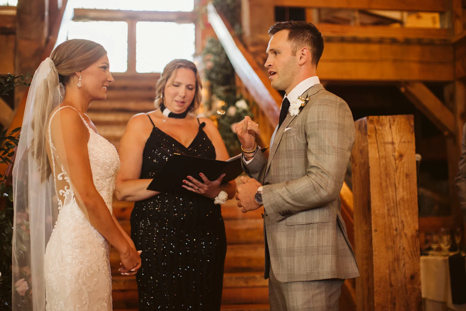 Red Lion Inn, Cohasset MA — candid wedding moment