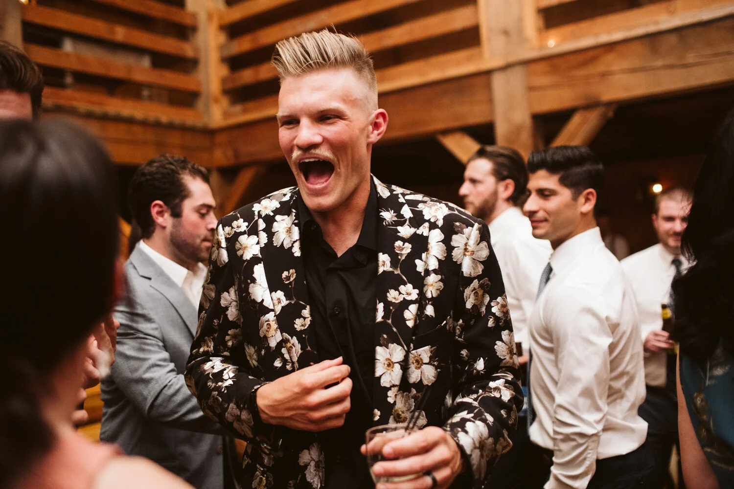 Red Lion Inn, Cohasset MA — candid wedding moment