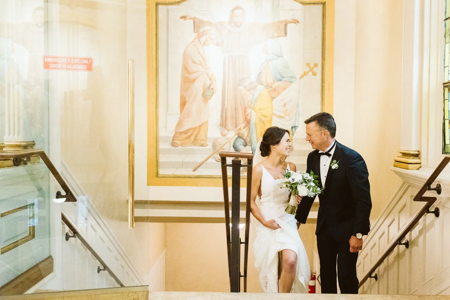 The Boston State Room — documentary wedding photograph