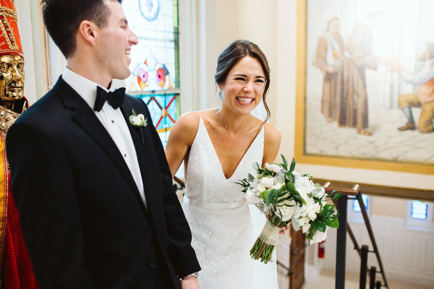 The Boston State Room — candid wedding moment