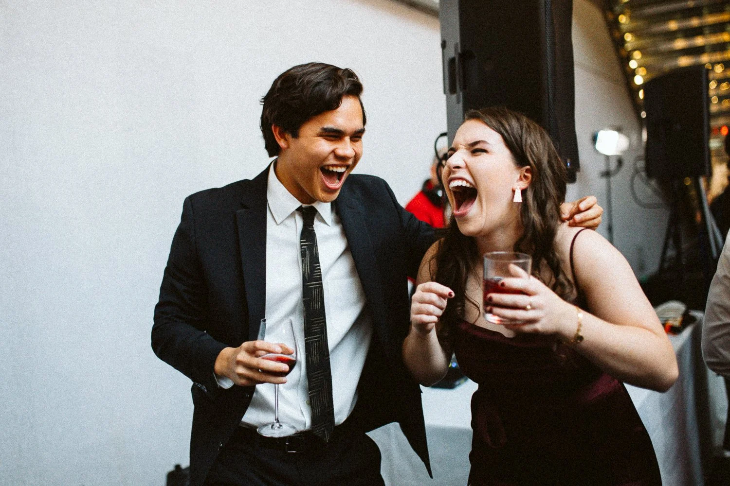 The Boston State Room — documentary wedding photograph