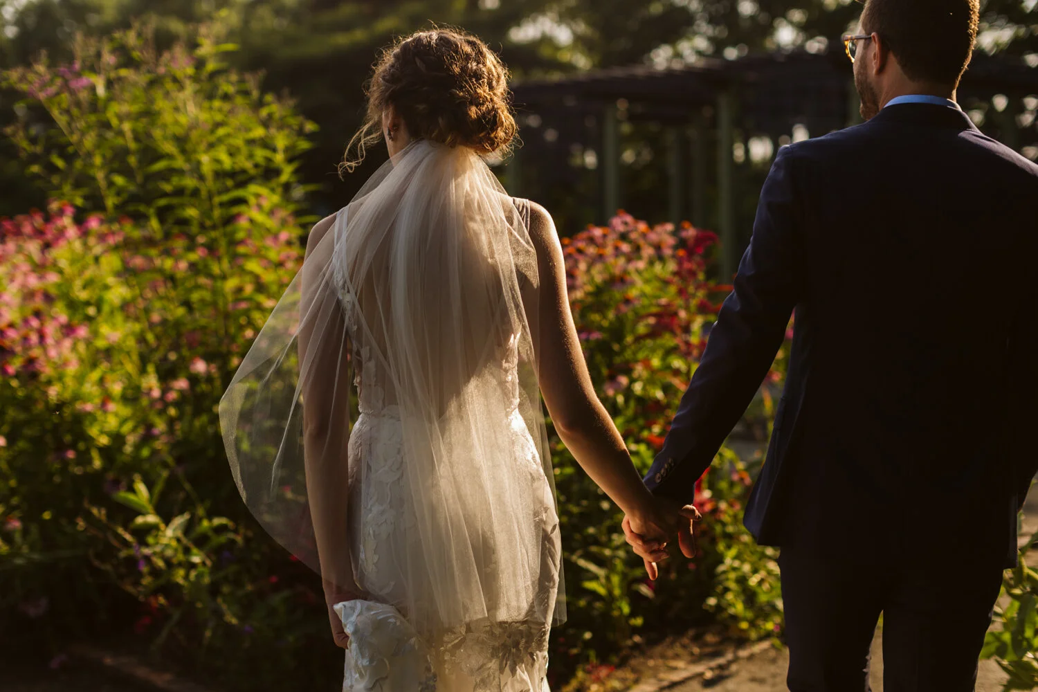 Tower Hill Botanic Garden — documentary wedding photograph
