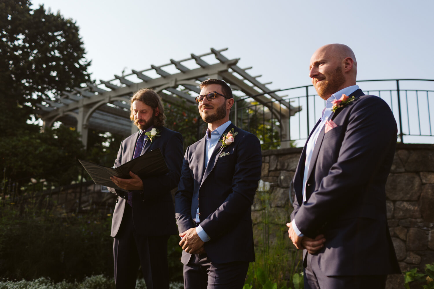 Tower Hill Botanic Garden — wedding day photograph