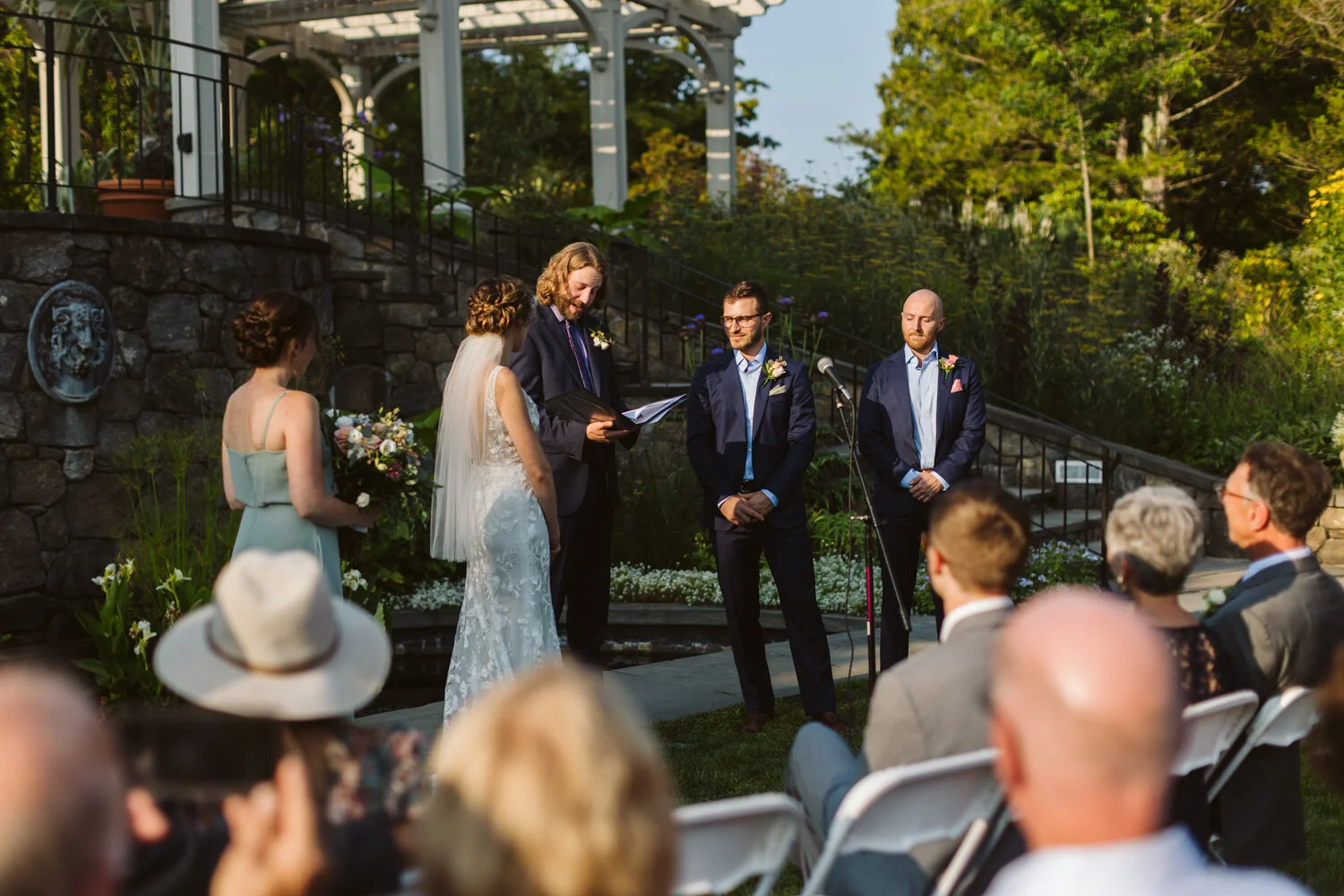 Tower Hill Botanic Garden — documentary wedding photograph