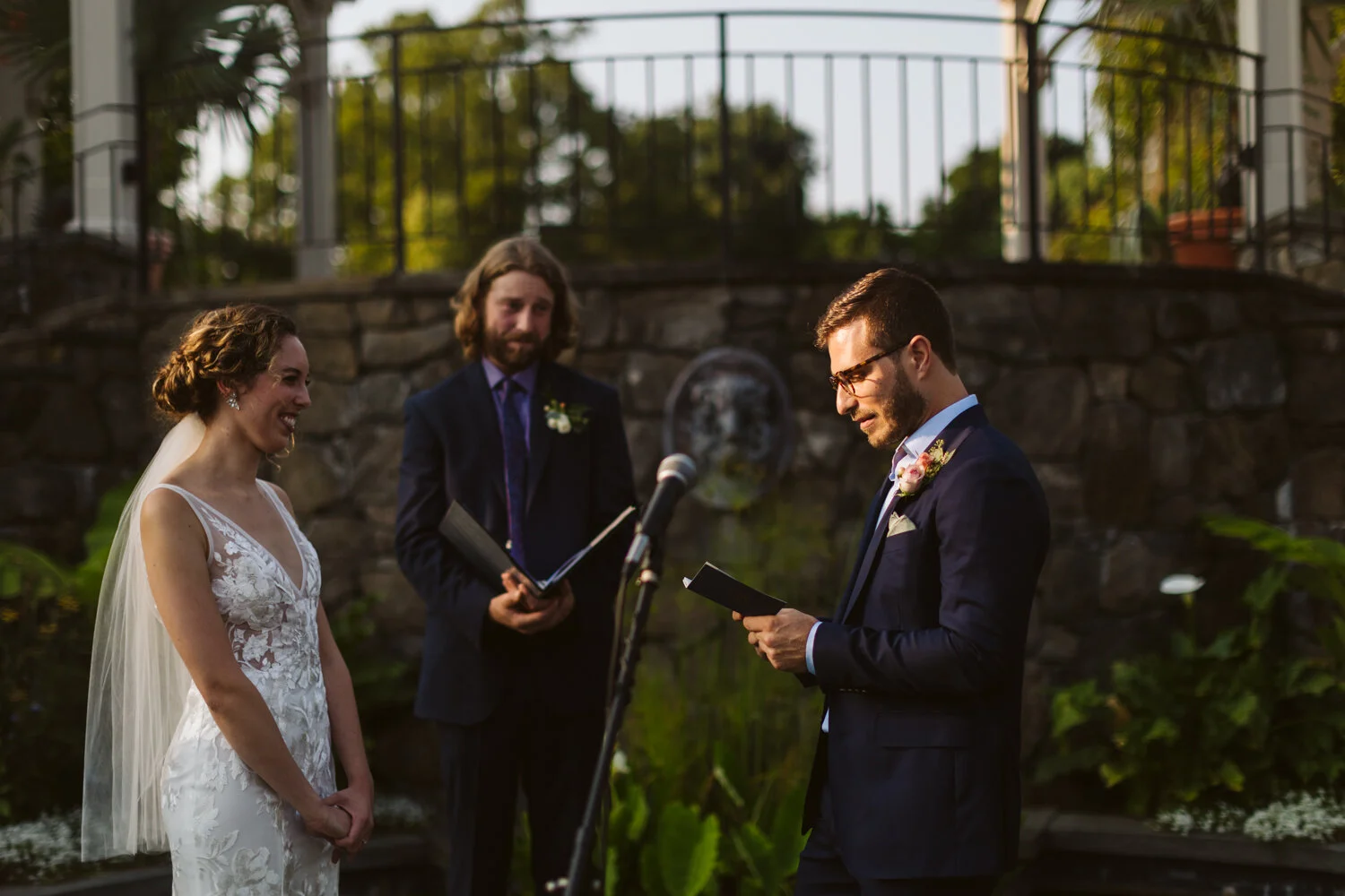 Tower Hill Botanic Garden — wedding day photograph