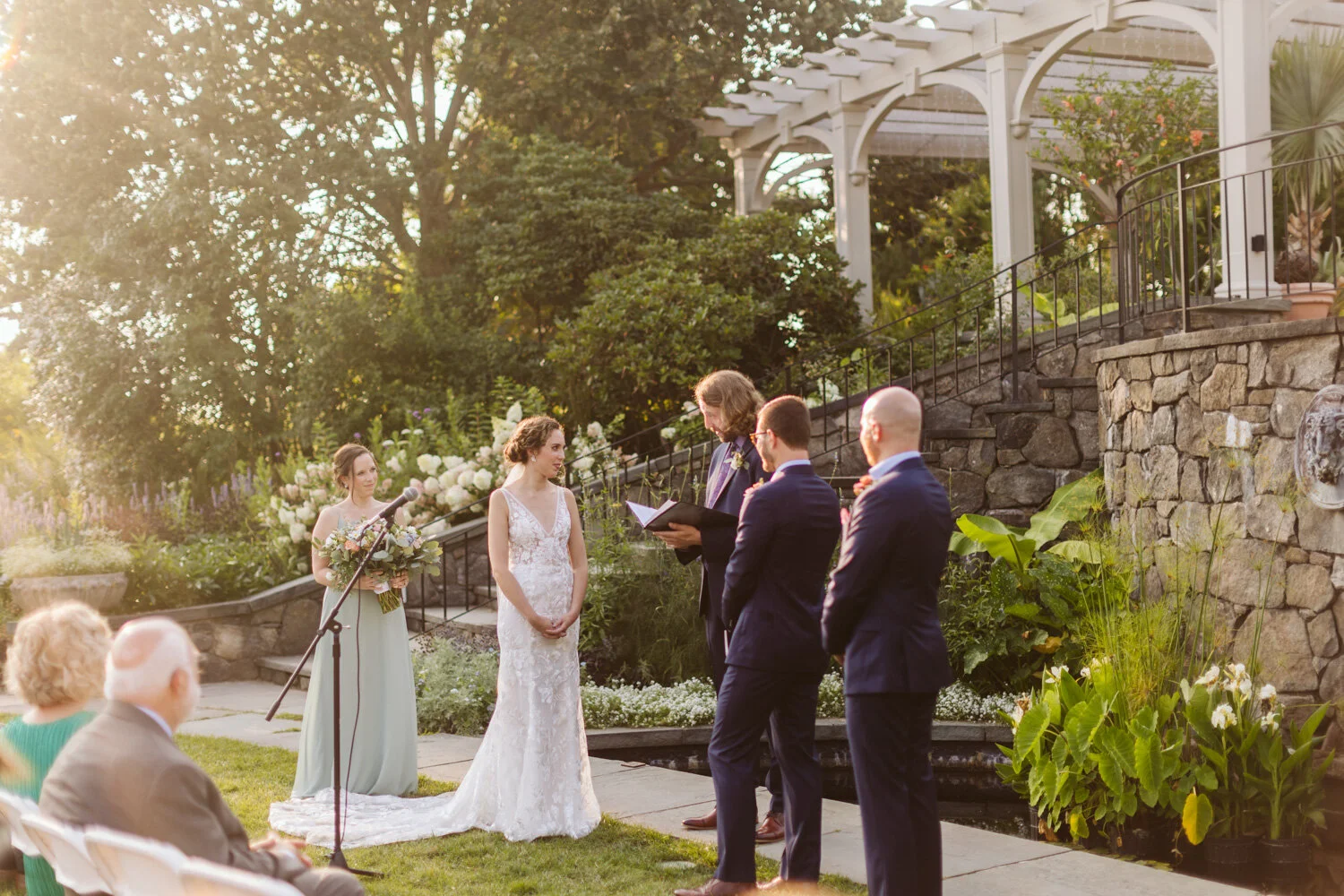 Tower Hill Botanic Garden — wedding photograph