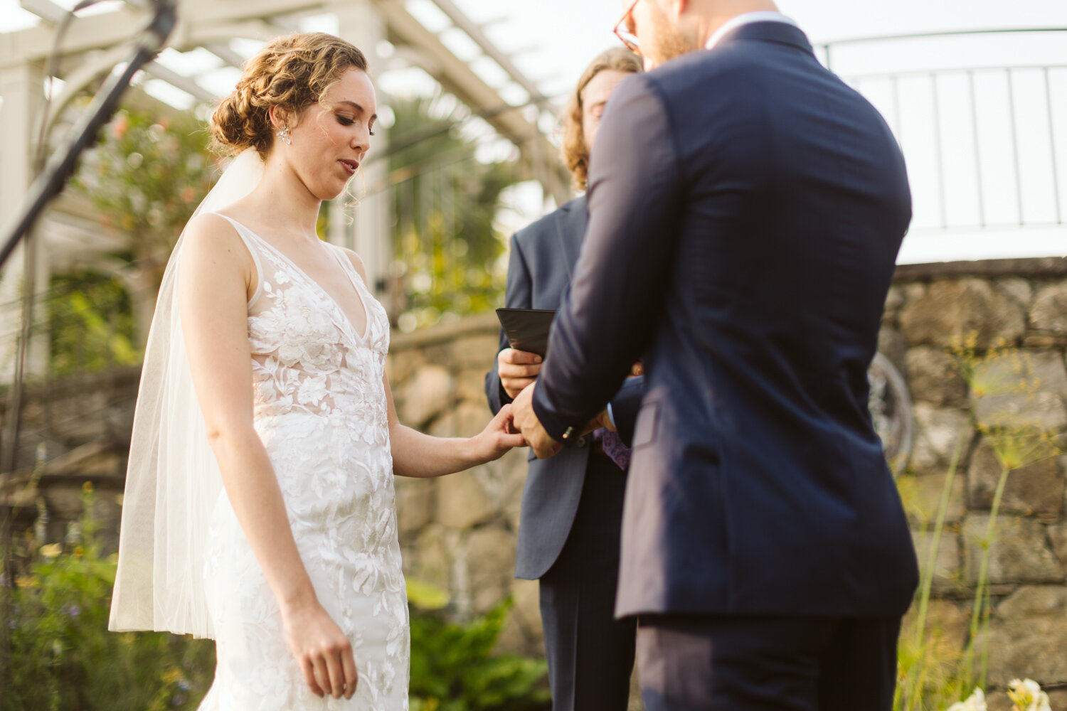 Tower Hill Botanic Garden — documentary wedding photograph