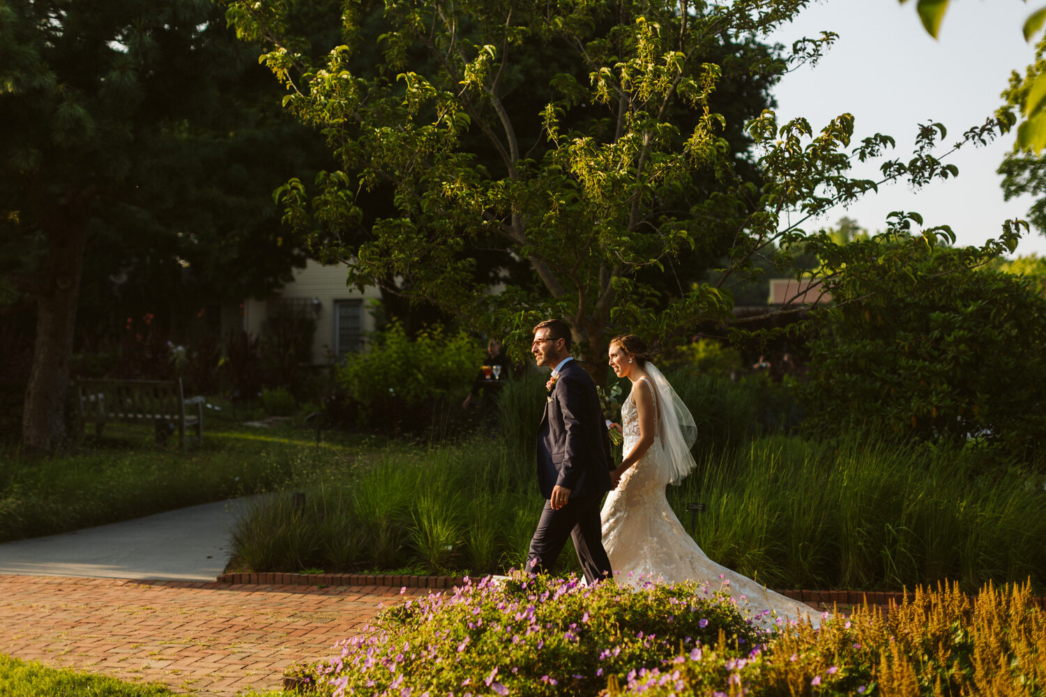 Tower Hill Botanic Garden — wedding day photograph