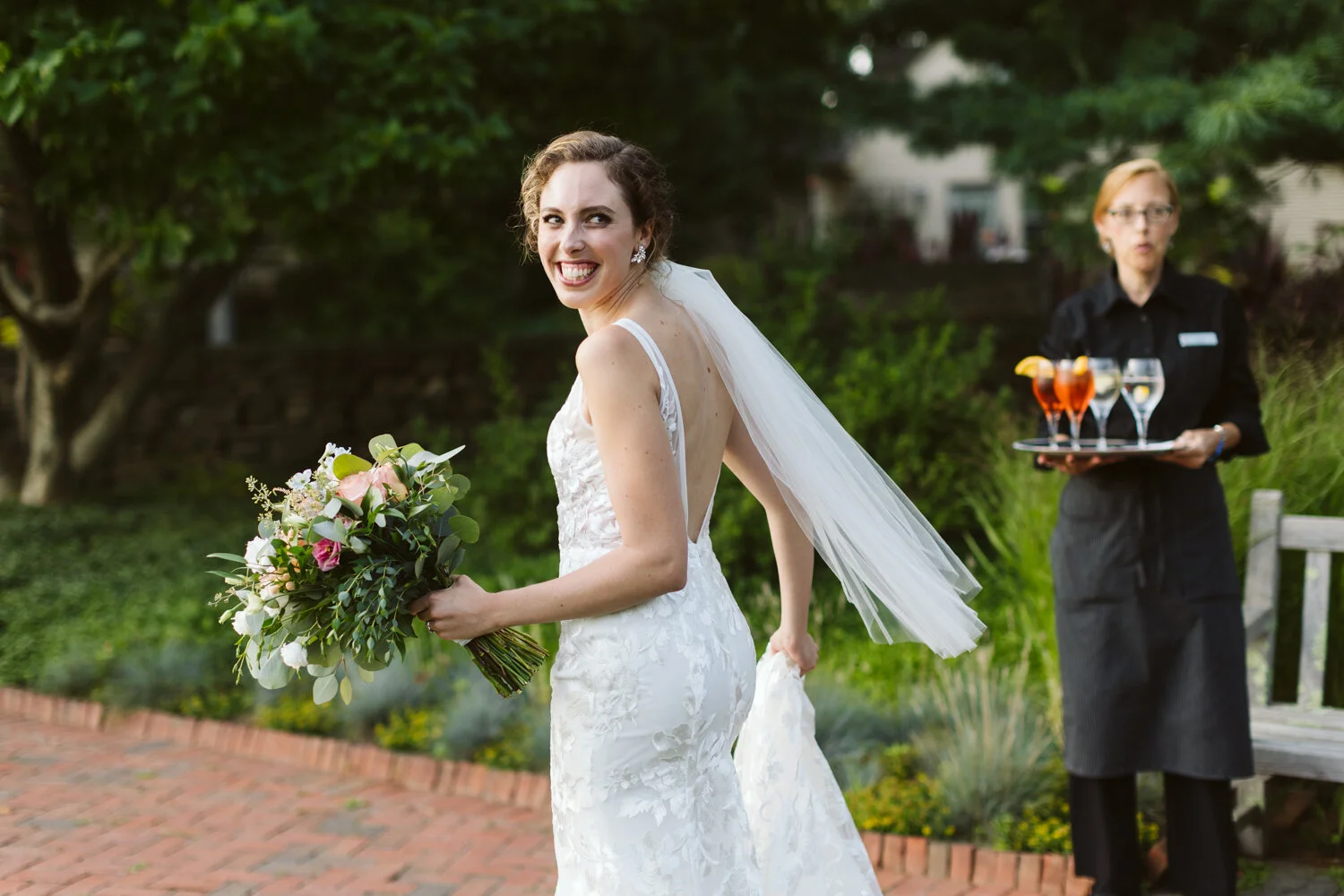 Tower Hill Botanic Garden — documentary wedding photography