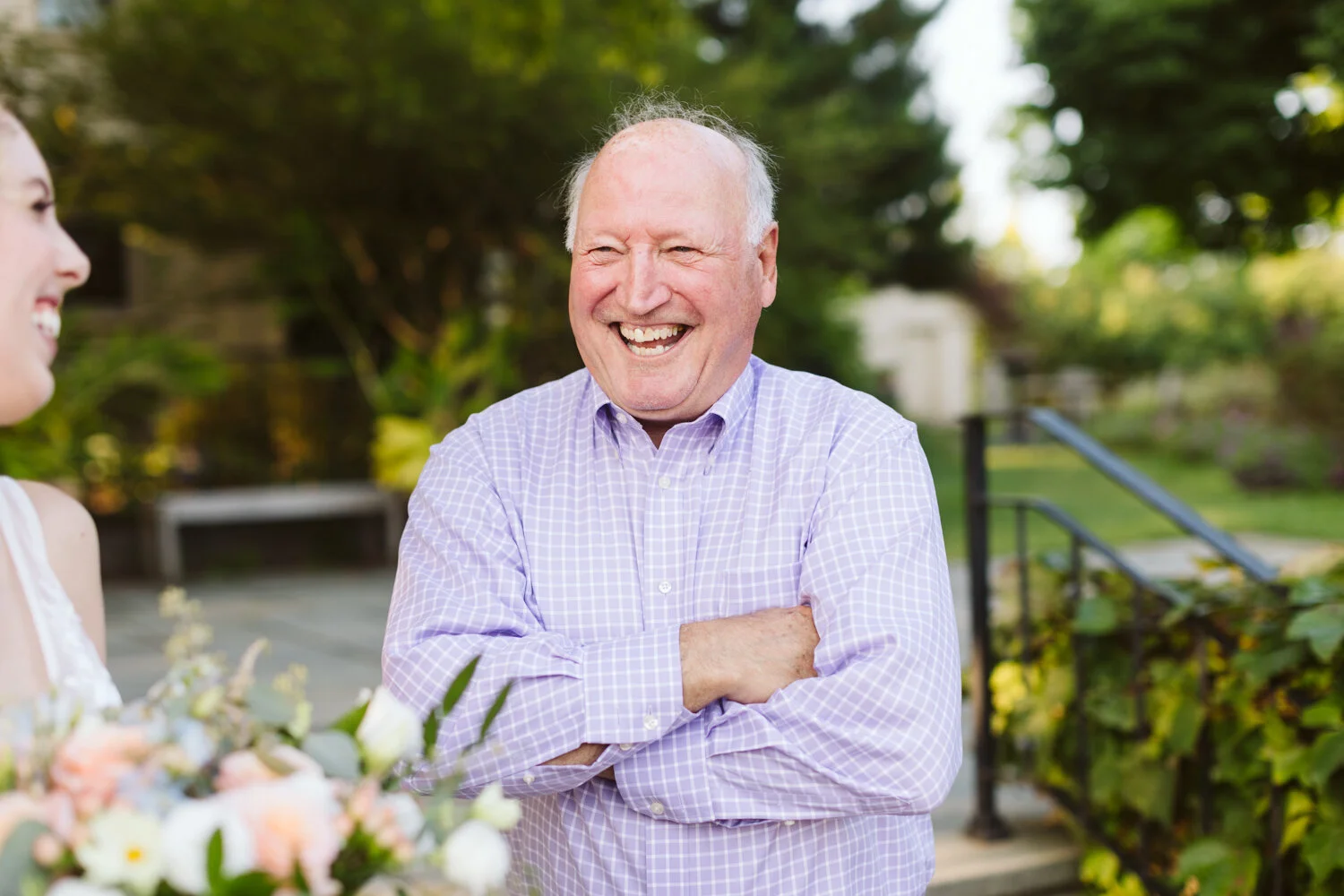 Tower Hill Botanic Garden — documentary wedding photograph
