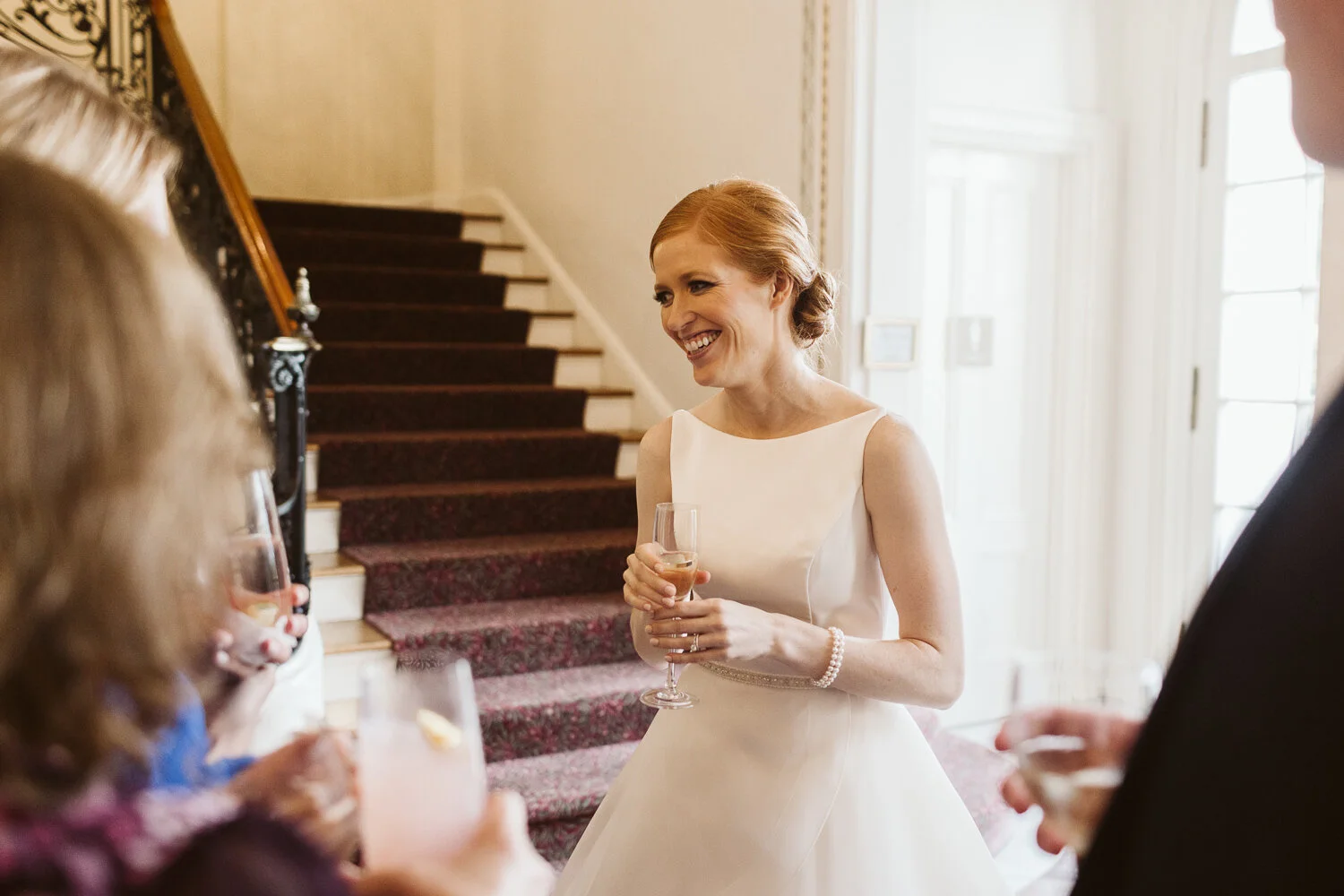 Tupper Manor, in Beverly MA — documentary wedding photograph