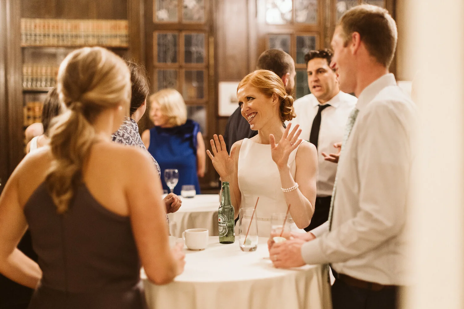 Tupper Manor, in Beverly MA — candid wedding moment
