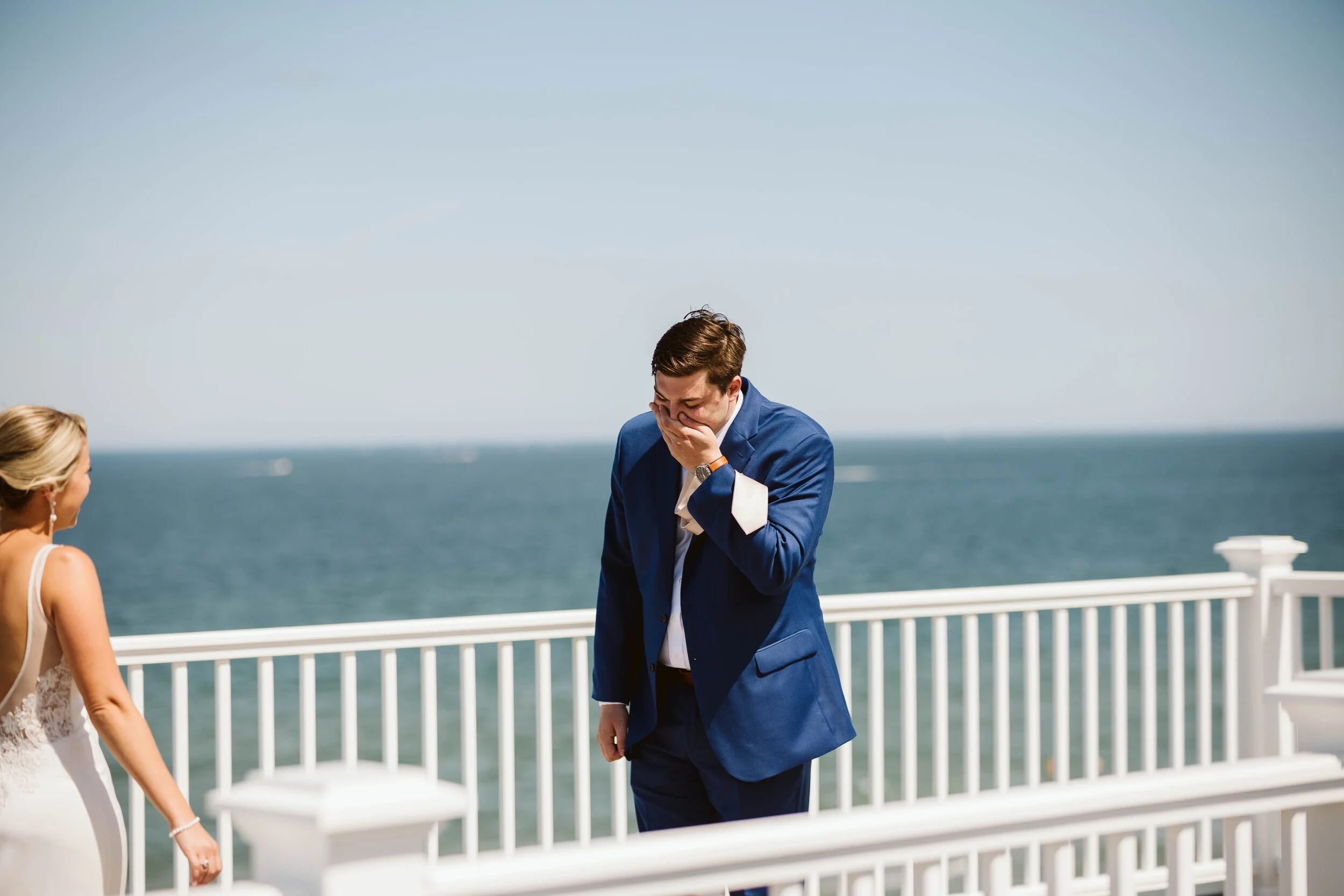 Nantasket Beach Resort — candid wedding moment