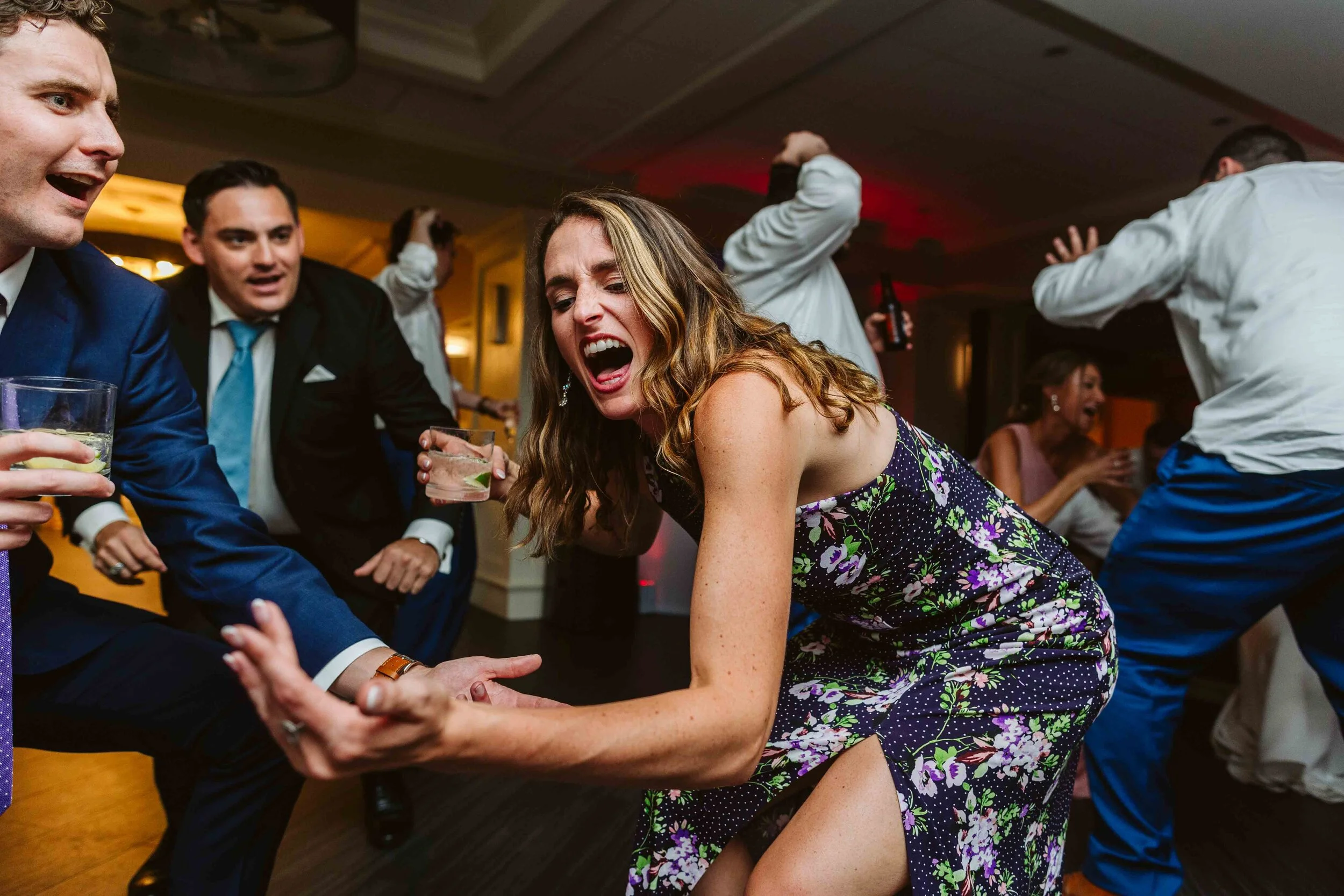 Nantasket Beach Resort — candid wedding moment
