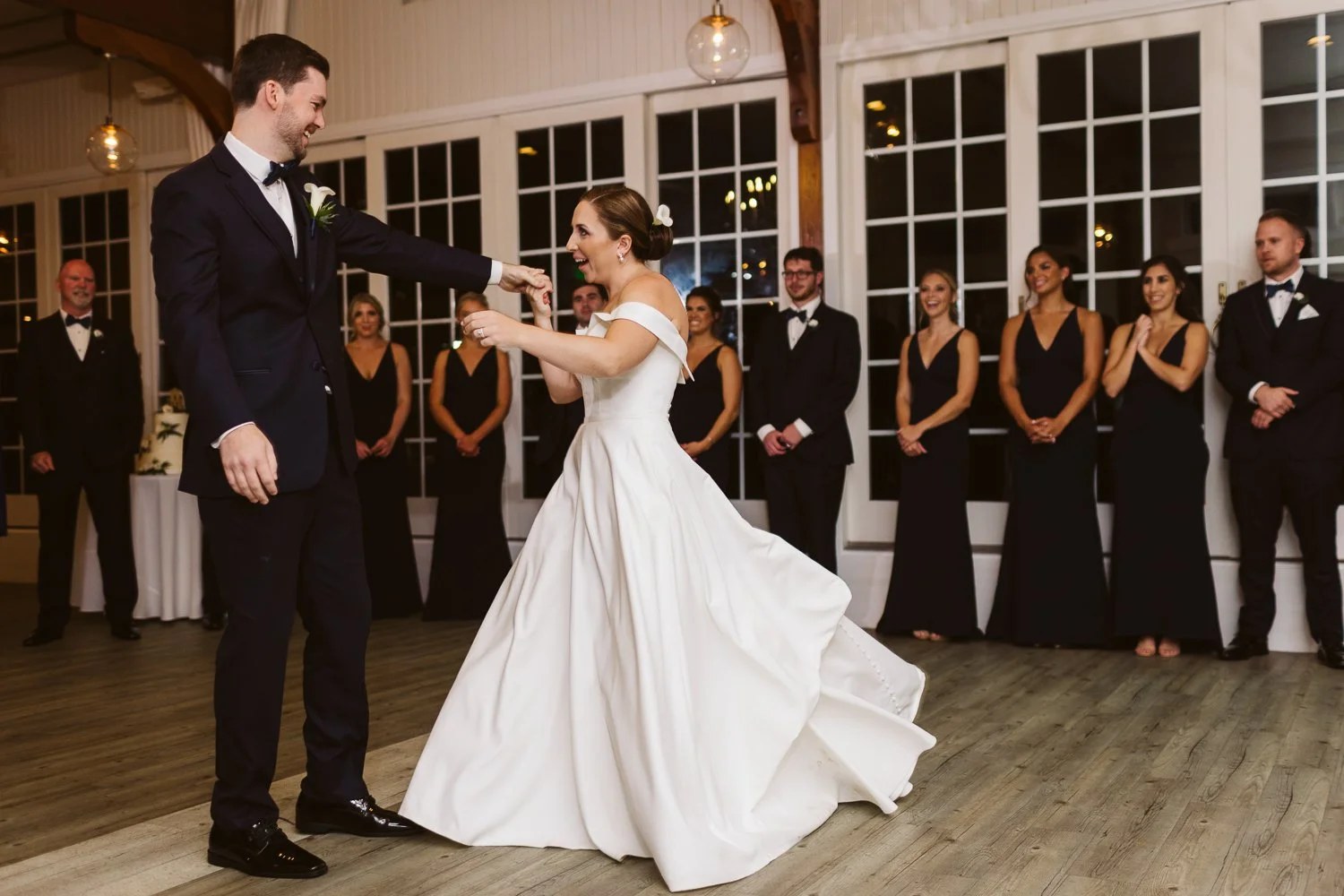 Wychmere Beach Club — candid wedding moment