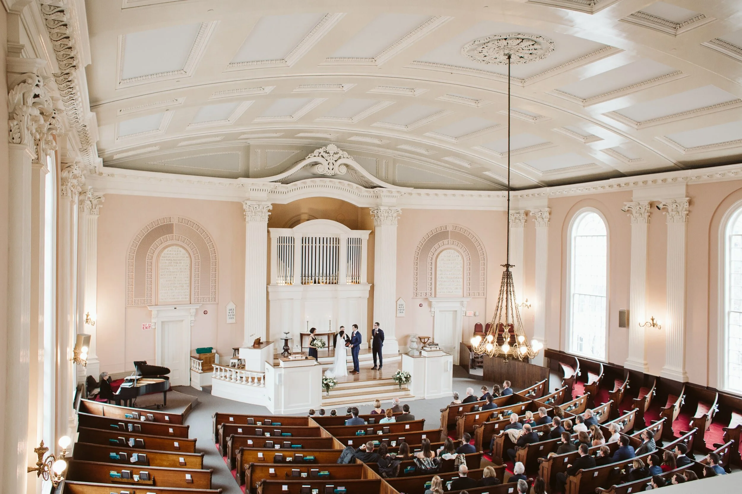 Winter Wedding at York Harbor Inn — wedding photography by Mark Davidson