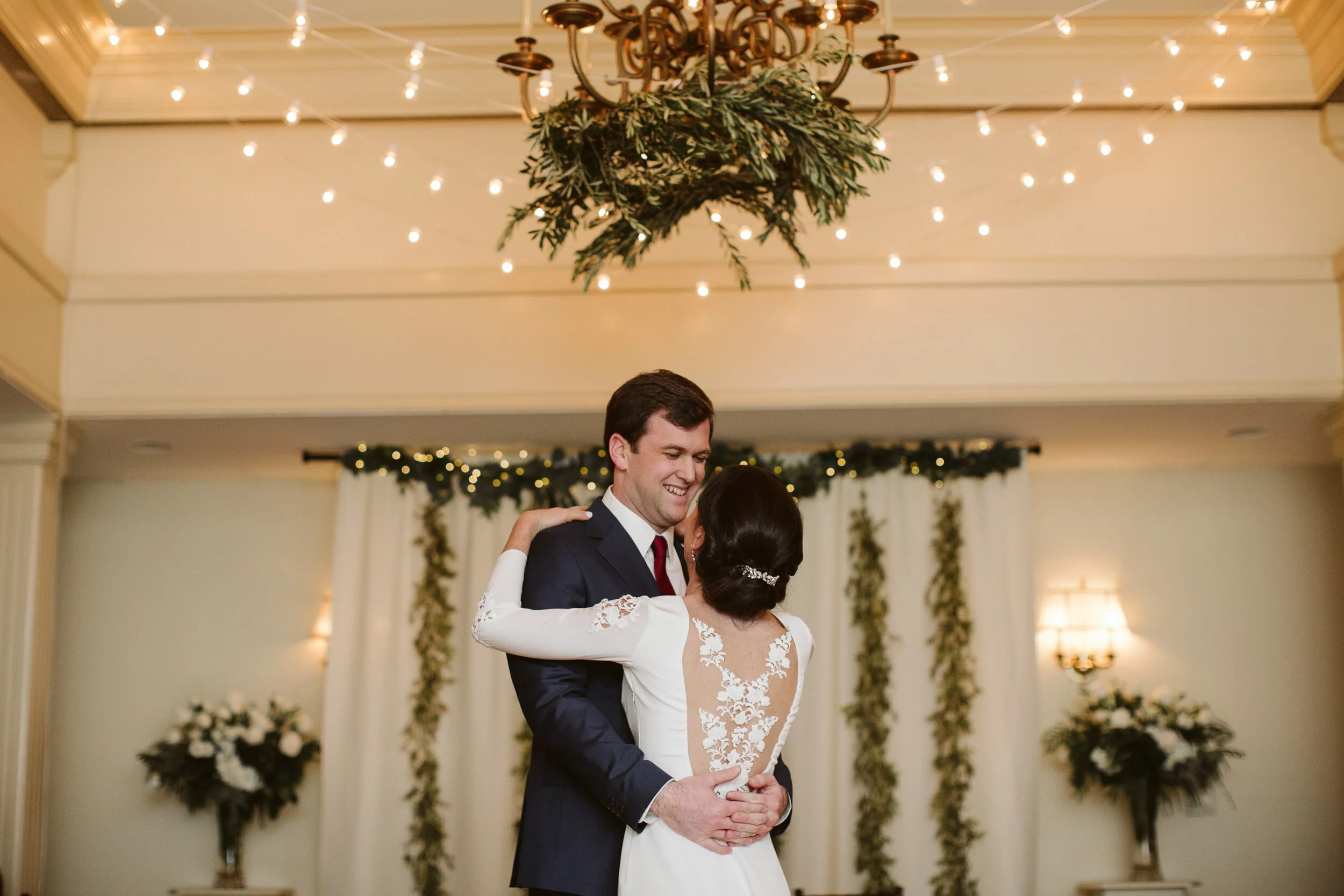 Winter Wedding at York Harbor Inn — documentary wedding photograph