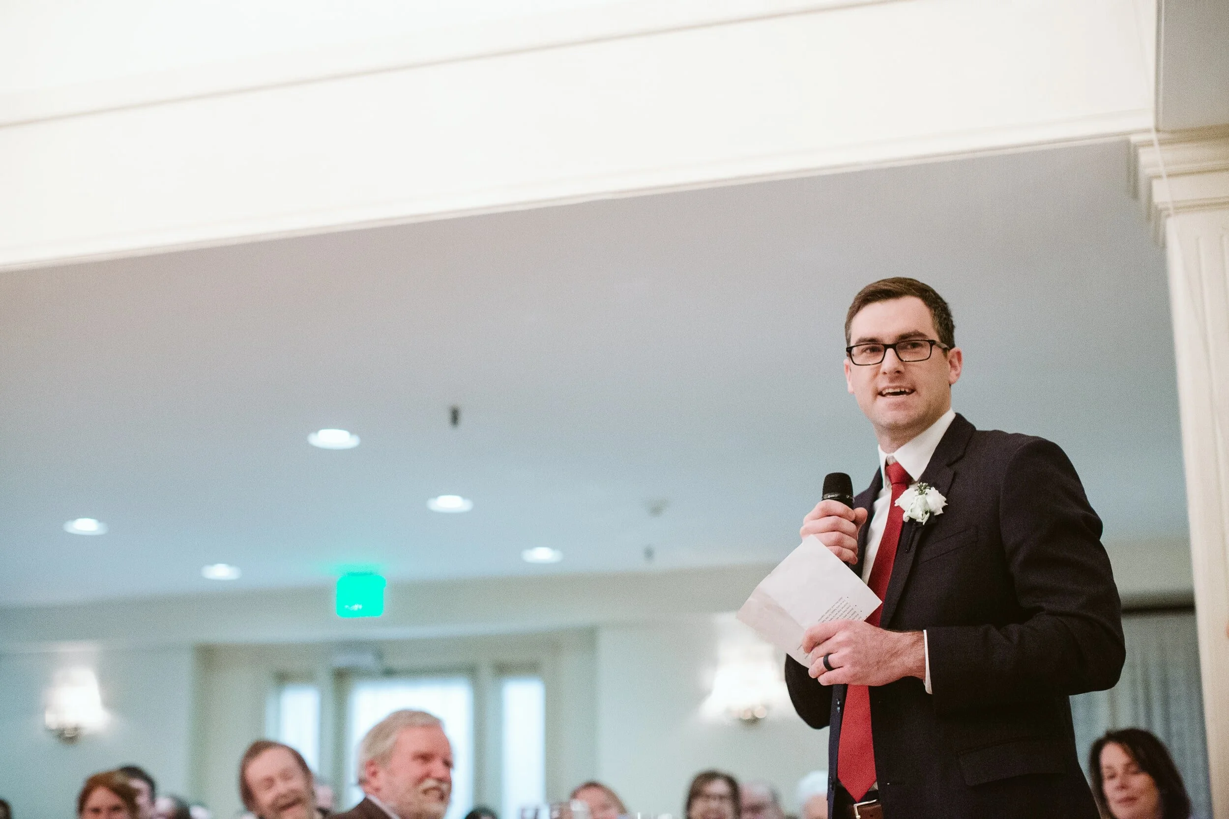 Winter Wedding at York Harbor Inn — wedding photography by Mark Davidson